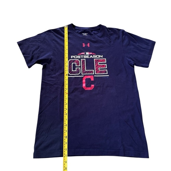 Cleveland Gaurdians 2018 Post Season Under Armour Heat Gear T Shirt Size Medium - Picture 2 of 4